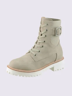 Bottines<Bottines à lacets matière synthétique