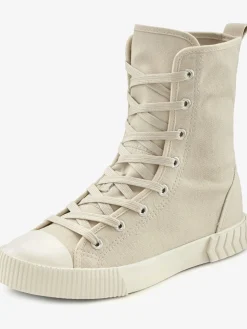 LASCANA Bottines<Bottines chaussures en textile, chaussures en tissu avec laçage tendance