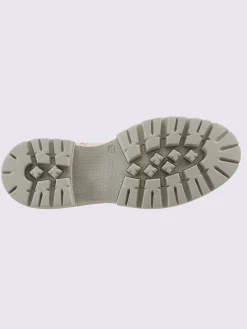 Bottines<Bottines cuir velours de vache.