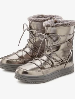 LASCANA Bottines<Bottines d'hiver avec doublure chaude confortable et effet métallisé
