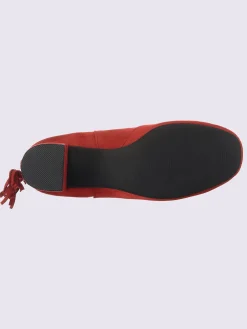 Bottines<Bottines textile doux en synthétique velours