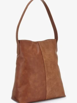 Vivance Maroquinerie<Cabas sac à bandoulière au design contrasté tendance - détail contrasté ou motif structuré