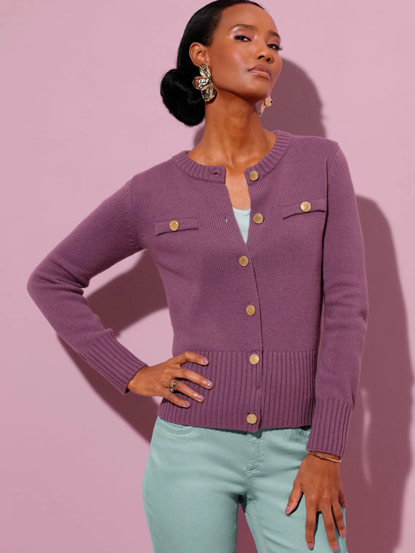 Creation L Gilets Et Cardigans<Cardigan 30% laine vierge