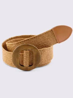 Ceintures<Ceinture aspect raphia moderne