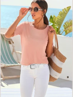 LASCANA Ceintures<Ceinture hanches ceinture tressée sportive en textile agréable avec application synthétique