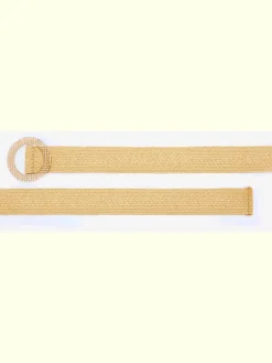 LASCANA Ceintures<Ceinture tendance imitation raphia avec boucle semi-transparente