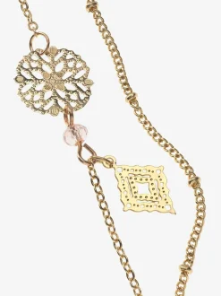 LASCANA Bijoux<Chaîne longue avec plumes et pendentifs