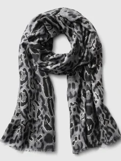 Echarpes & Foulard<Écharpe imprimé animal décoratif