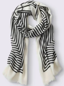 Echarpes & Foulard<Écharpe motif à rayures mode