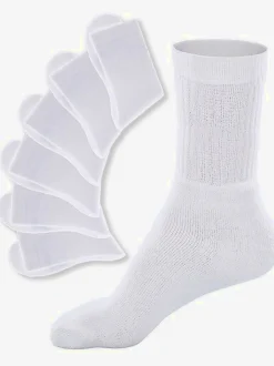 Go in Chaussettes<Chaussettes de tennis chaussettes de sport unies avec tige côtelée
