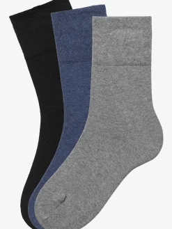 H.I.S Chaussettes<Chaussettes lot de 3 paires de socquettes, adaptées aux diabétiques