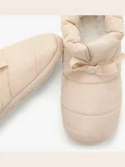 Vivance Pantoufles<Chaussons bottines moelleuses avec lien à nouer réglable