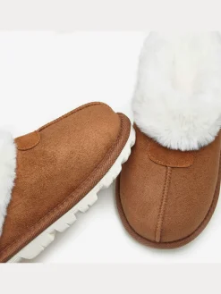 Vivance Pantoufles<Chaussons très chaudes, imitation fourrure douce