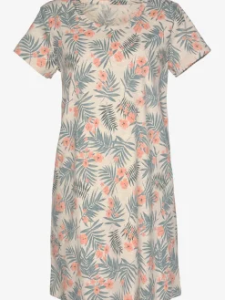 LASCANA Chemises De Nuit<Chemise de nuit confortable avec imprimé palmiers