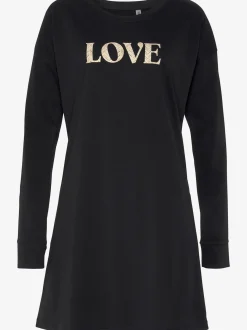 Vivance Dreams Chemises De Nuit<Chemise de nuit courte avec grand imprimé devant