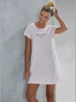 Vivance Dreams Chemises De Nuit<Chemise de nuit décontractée avec imprimé devant