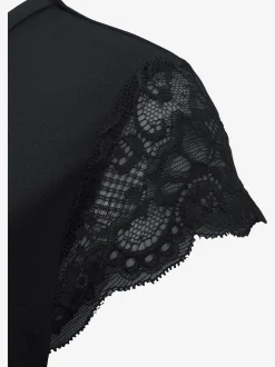 LASCANA Chemises De Nuit<Chemise de nuit élégante avec encolure arrondie intégrée