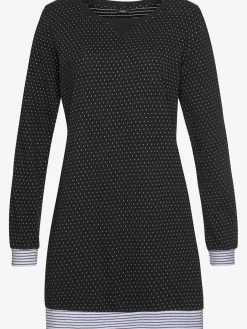 Vivance Dreams Chemises De Nuit<Chemise de nuit motif noir-blanc