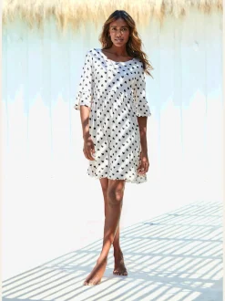 Vivance Dreams Chemises De Nuit<Chemise de nuit robe de nuit courte à motif