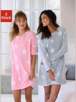 Arizona Chemises De Nuit<Chemise de nuit sportive, lot de 2