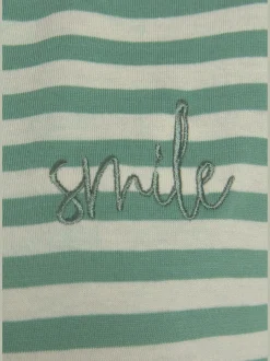 Vivance Dreams Chemises De Nuit<Chemise de nuit t-shirt de nuit rayé avec broderie