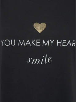 Vivance Dreams Chemises De Nuit<Chemise de nuit t-shirt de nuit avec imprimé devant