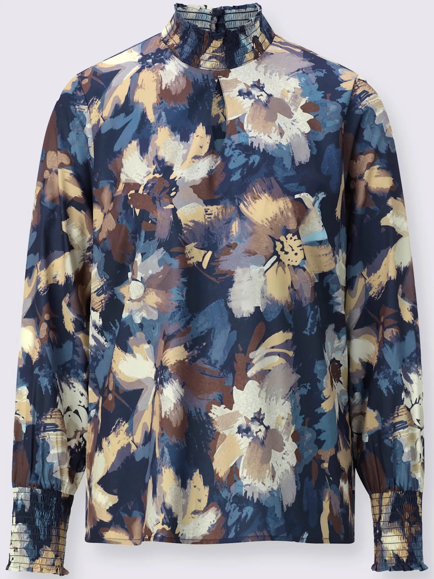 Creation L Chemisiers<Chemisier à col montant en polyester recyclé