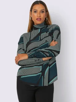 Creation L Chemisiers<Chemisier à col montant peu froissable