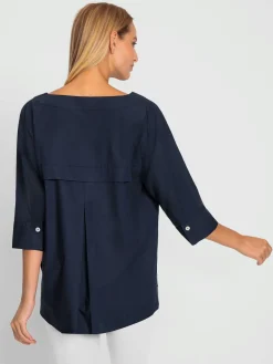 Rick Cardona Chemisiers<Chemisier à enfiler à encolure ronde