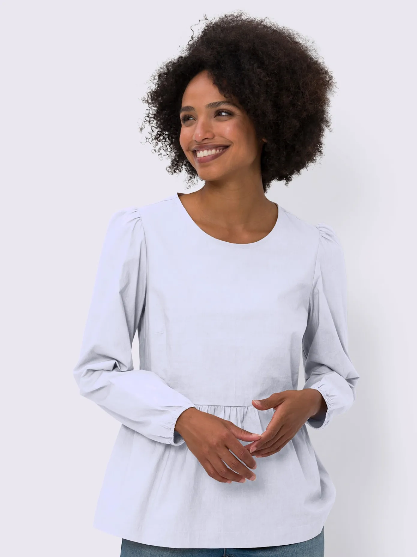 Linea Tesini Chemisiers<Chemisier à enfiler basque affinante