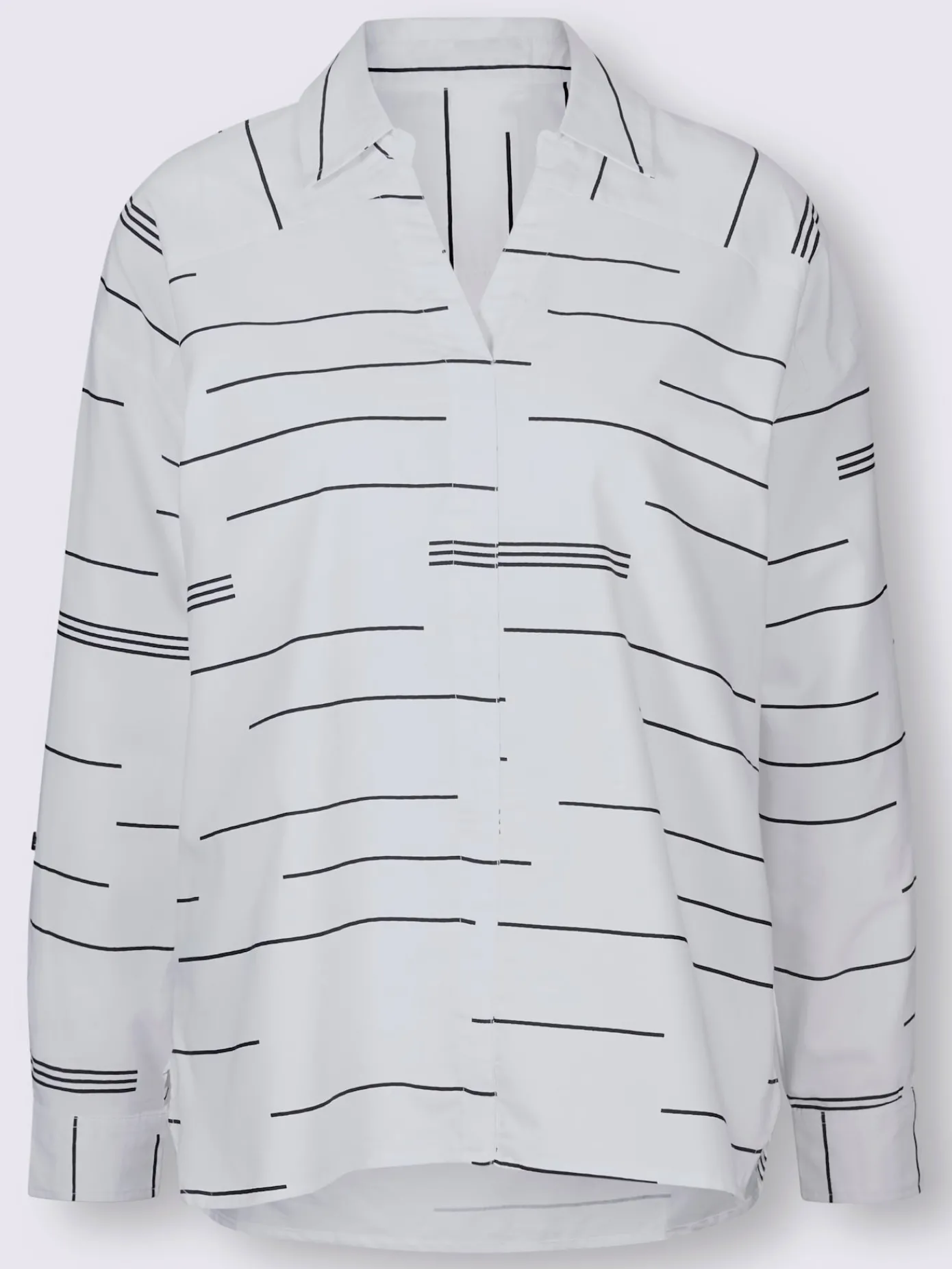 Creation L Chemisiers<Chemisier à enfiler mélange de cotons agréable à porter