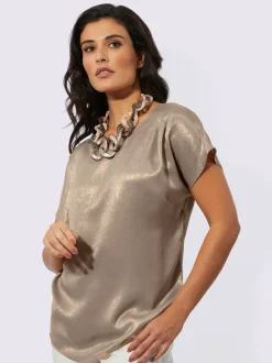 Creation L Chemisiers<Chemisier à enfiler revêtement métallique