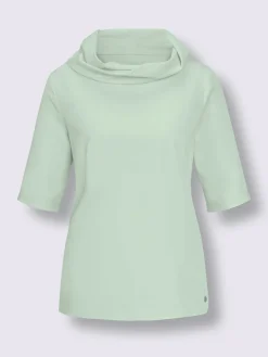 CREATION L PREMIUM Tenues De Cérémonie|Chemisiers<Chemisier à manches courtes mélange de modal doux