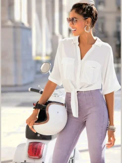 LASCANA Chemisiers<Chemisier à manches courtes tendance