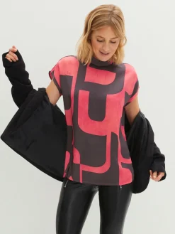 Tenues De Cérémonie|Chemisiers<Chemisier à manches courtes coupe décontractée aux épaules