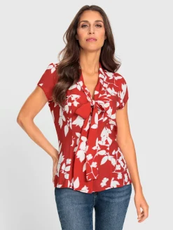 Ashley Brooke Chemisiers<Chemisier à manches courtes pure viscose