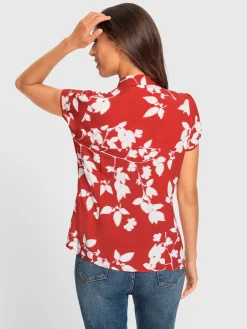 Ashley Brooke Chemisiers<Chemisier à manches courtes pure viscose