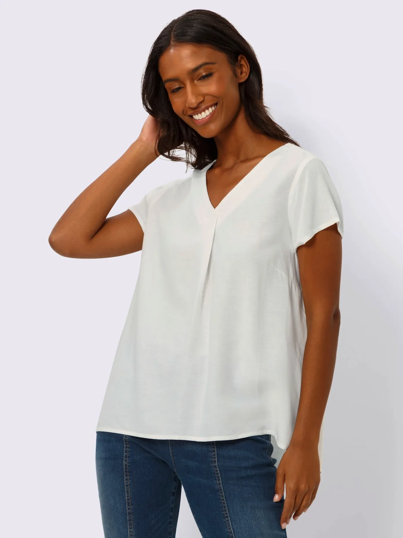 Best Connection Tenues De Cérémonie<Chemisier à manches courtes 55% lin