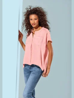 Linea Tesini Chemisiers<Chemisier à manches courtes chemisier moderne