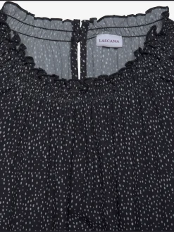 LASCANA Chemisiers<Chemisier à manches courtes encolure froncée avec finition froncée