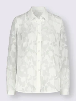 Creation L Tenues De Cérémonie|Chemisiers<Chemisier à manches longues effet vaporeux chic