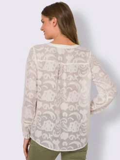 Linea Tesini Chemisiers<Chemisier à manches longues qualité tissée