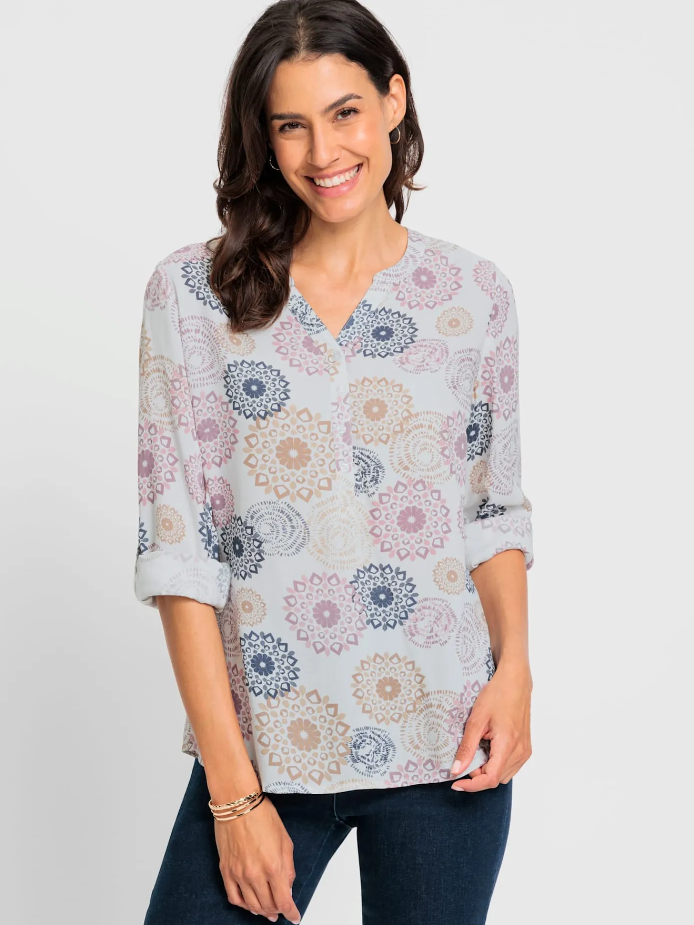 Chemisiers<Chemisier à manches longues viscose (ecovero)