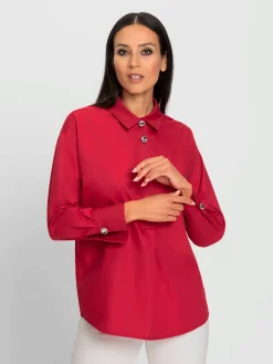 Rick Cardona Chemisiers<Chemisier à manches longues boutons décoratifs