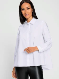 Rick Cardona Chemisiers<Chemisier à manches longues petites pierres brillantes fantaisie