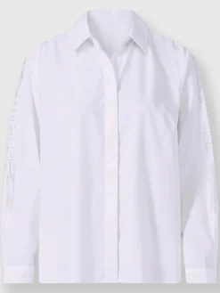 Rick Cardona Chemisiers<Chemisier à manches longues petites pierres brillantes fantaisie