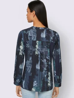 Creation L Chemisiers<Chemisier à manches longues pure viscose