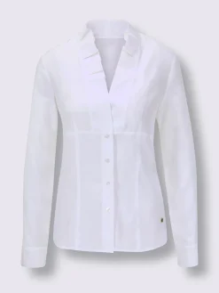 CREATION L PREMIUM Tenues De Cérémonie|Chemisiers<Chemisier à manches longues mélange de soie de qualité