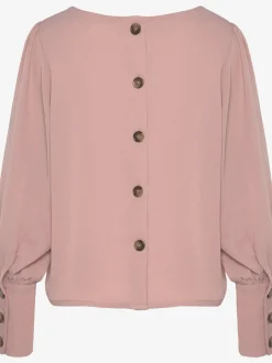 LASCANA Chemisiers<Chemisier à manches longues encolure ronde