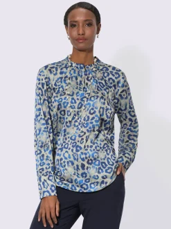 Creation L Chemisiers<Chemisier à manches longues imitation satin